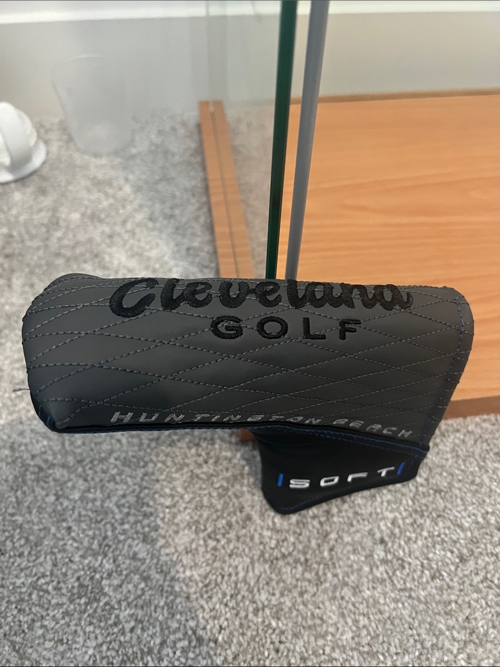 Cleveland Golf Black Putter Headcover - Soft Fit Protection